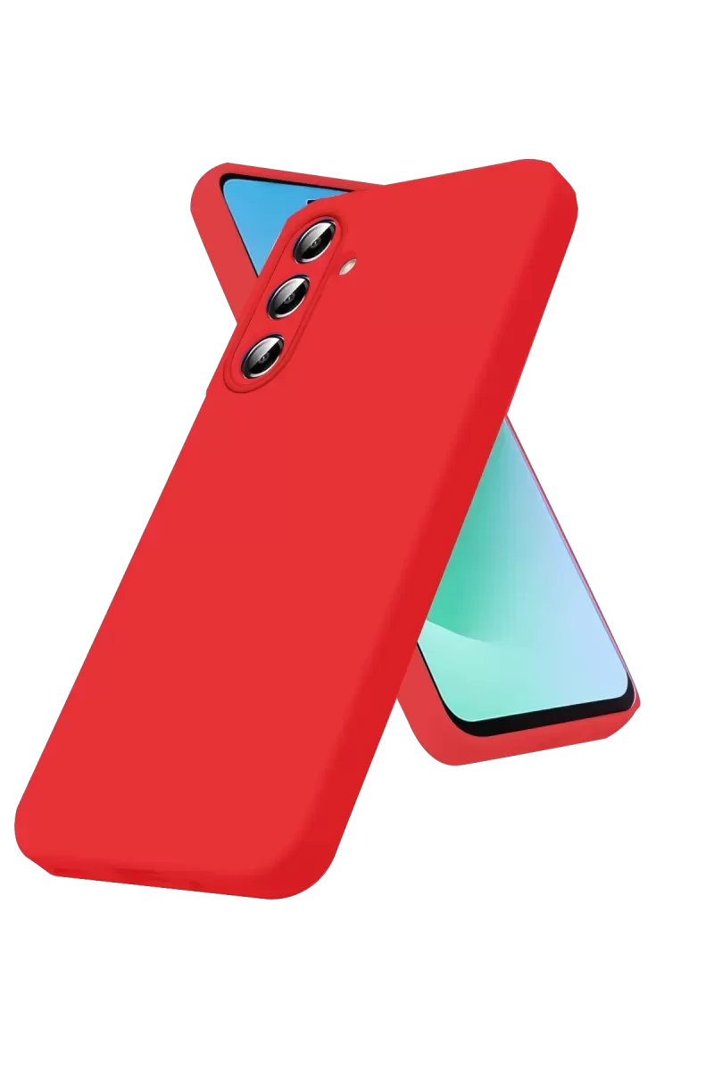 Newface Samsung Galaxy A27 5G Nano içi Kadife Silikon - Kırmızı