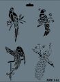 Rich New Seri N-144 Stencil 35x25 cm