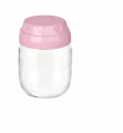 3 Adet Vintage Dekoratif Cam Kavanoz 425ml - 14,3 Oz