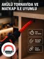 Esnek Bits Uç Seti 12 Parça Manyetik Adaptörlü Matkap Tornavida Aksesuarı