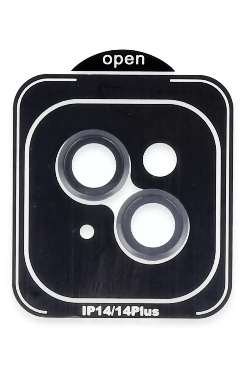 Joko Apple iPhone 14 PVD Metal Kamera Lens - Siyah