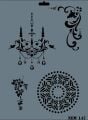 Rich New Seri N-147 Stencil 35x25 cm