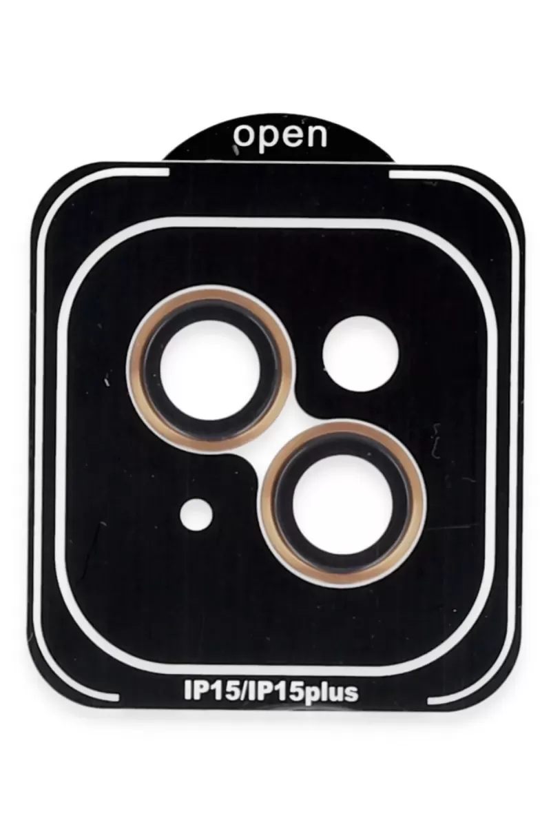 Joko Apple iPhone 14 PVD Metal Kamera Lens - Turuncu