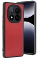 Newface Xiaomi Redmi Note 14 Pro 5G Kılıf Aras Deri Kapak - Kırmızı