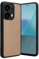 Newface Xiaomi Redmi Note 13 4G Kılıf Aras Deri Kapak - Pudra