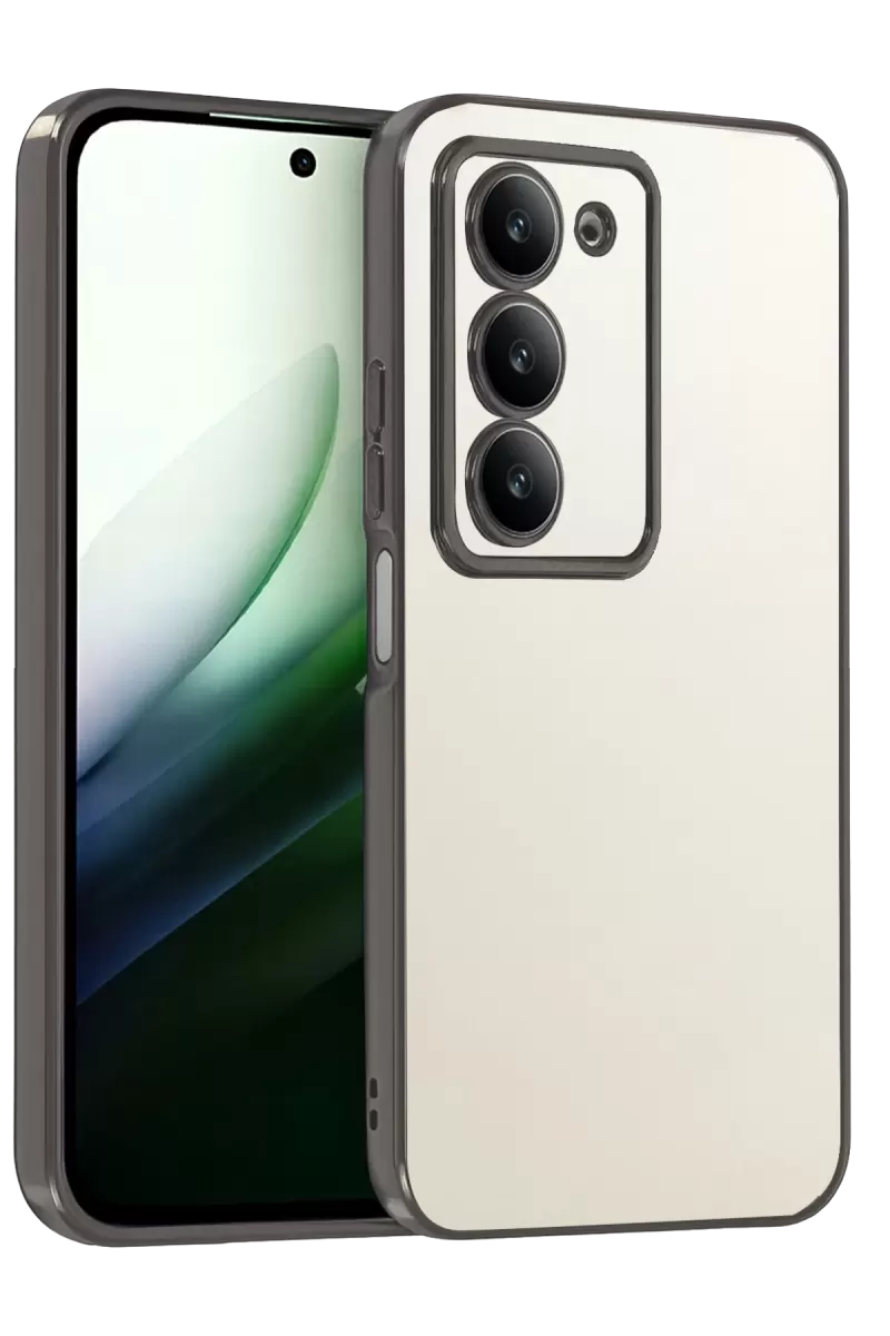 Newface Xiaomi Redmi 15 4G Razer Lensli Silikon - Titan Gri