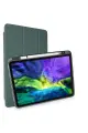 Newface Apple iPad Pro 11 (2018) Kılıf Kalemlikli Mars Tablet Kılıfı - Koyu Yeşil