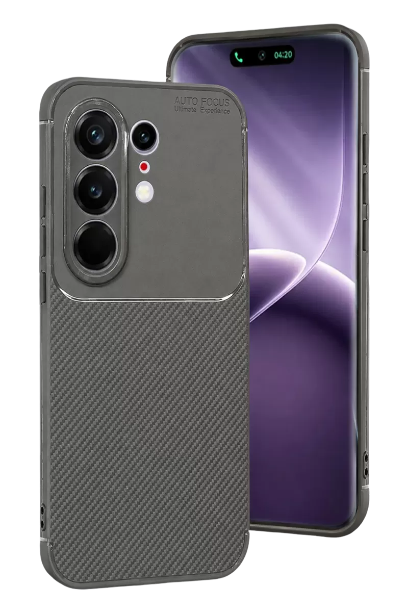 Newface Tecno Camon 50 Pro 5G Auto Focus Karbon Kapak - Gri