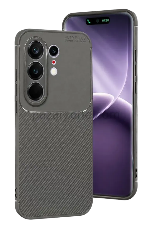 Newface Tecno Camon 50 Pro 5G Auto Focus Karbon Kapak - Gri