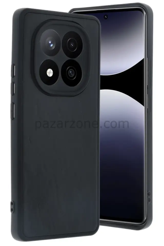 Newface Xiaomi Redmi Note 14 Pro 5G Kılıf Aras Deri Kapak - Siyah