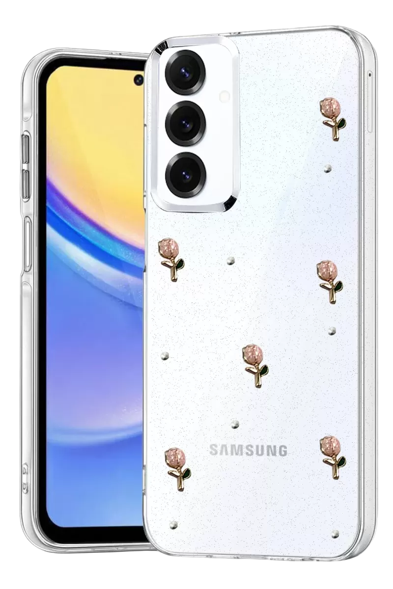 Newface Samsung Galaxy S25 FE Fiyonk Desenli Kapak - Desen 6