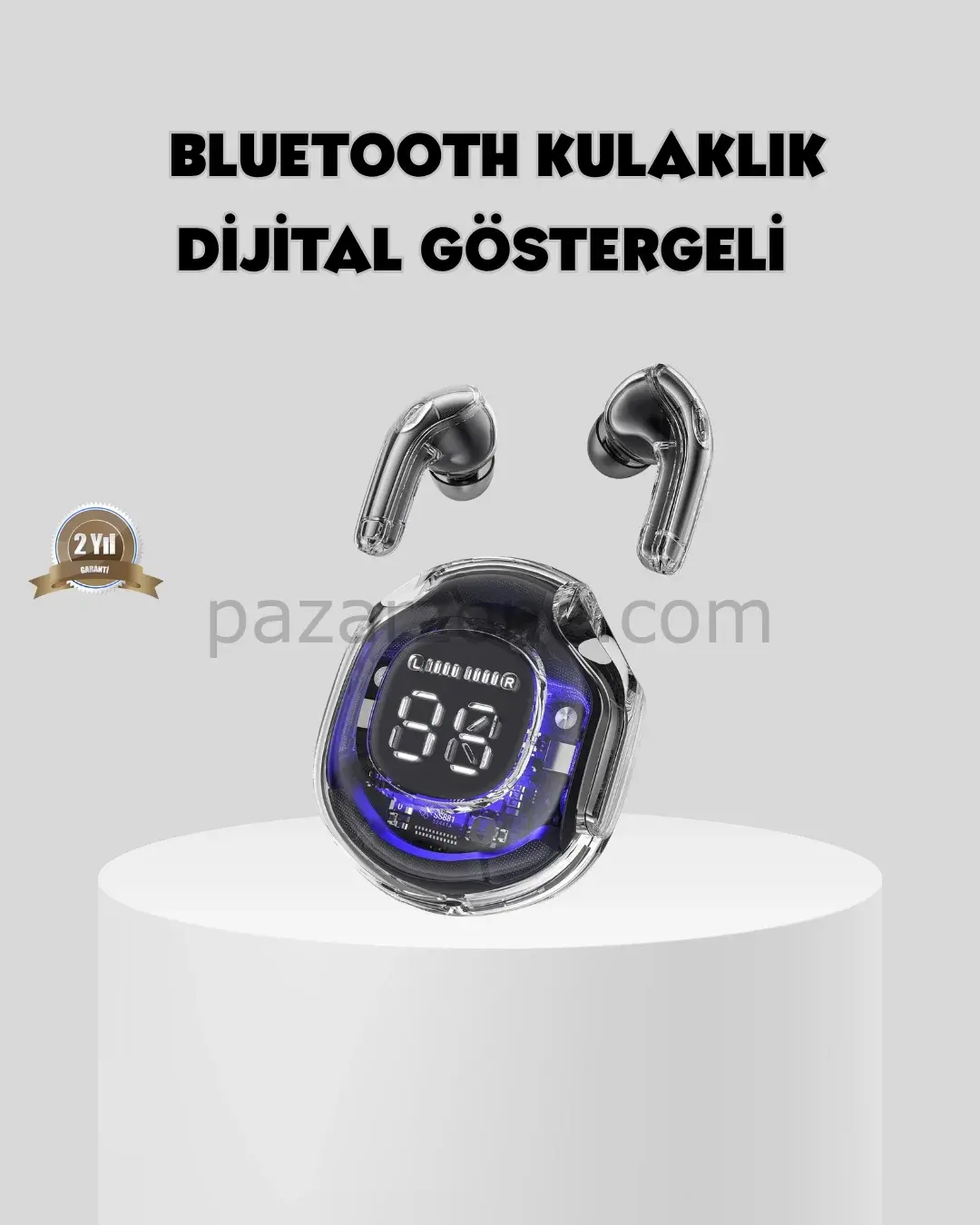 Bluetooth 5.3 TWS Kulaklık Gürültü Engelleyici Üçlü Mikrofonlu Ergonomik Tasarım
