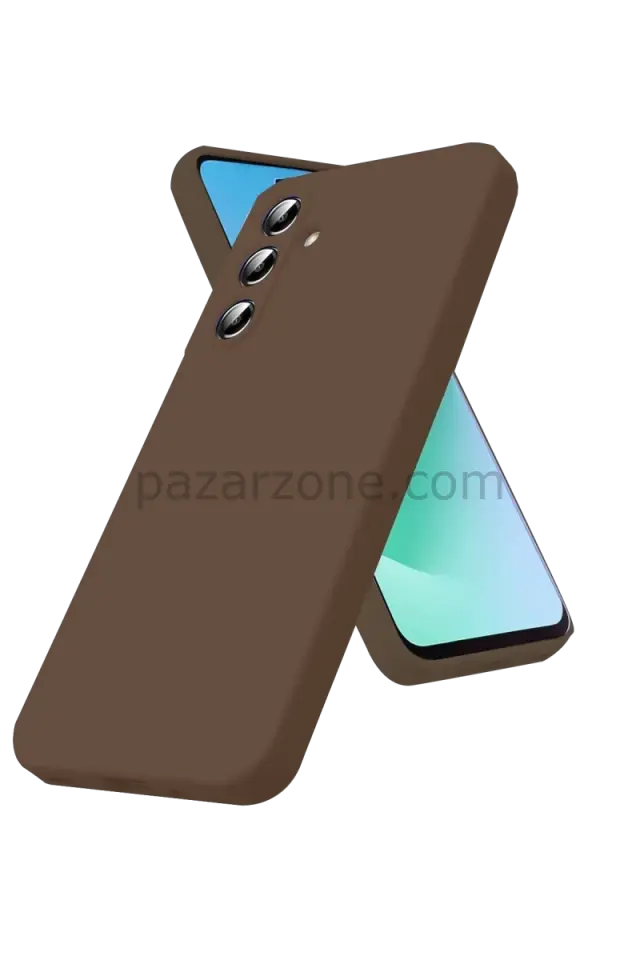 Newface Samsung Galaxy A57 5G First Silikon - Kahverengi