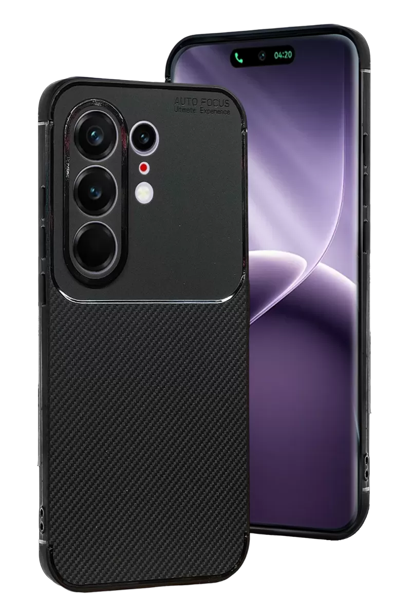 Newface Tecno Camon 50 Pro 5G Auto Focus Karbon Kapak - Siyah