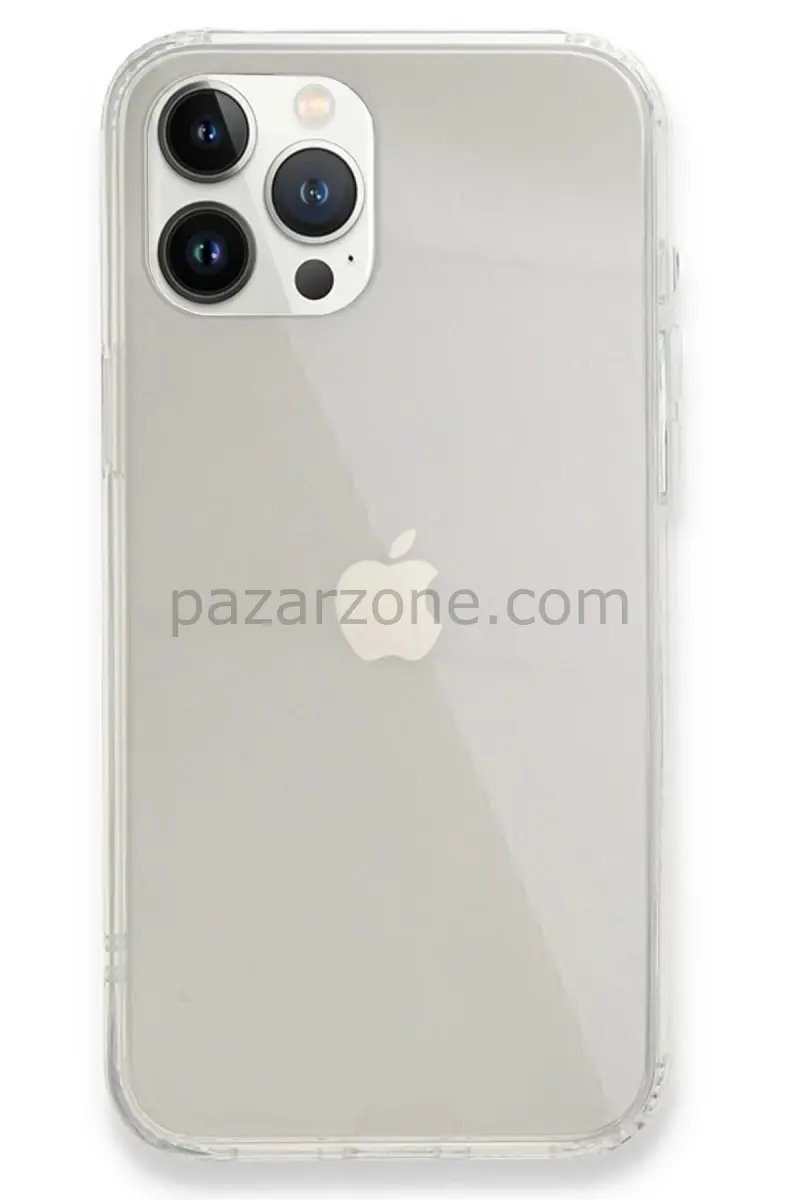 Newface Apple iPhone 13 Pro Max Kılıf 3D Vera - Şeffaf