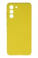 Newface Samsung Galaxy S21 Kılıf Nano içi Kadife Silikon - Sarı
