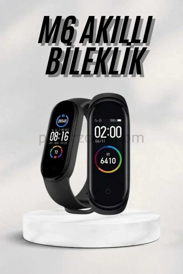 Akıllı Bileklik Android ve İOS Uyumlu Bildirim ve Çağrı Görme Spor Takibi