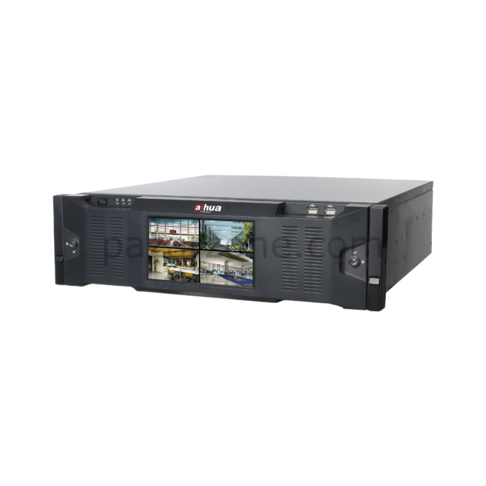 DAHUA IVSS7016DR, 256Kanal, 24Mpix, H265+, 16 HDD, 1080P Kayıt, 768 Mbps Bant Genişliği, 4 Port Gigabit Mbps LAN, RAID 0/1/5/6/10, Çift Power Supply, NVR