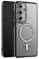 Newface Samsung Galaxy A57 5G Joke Simli Magneticsafe Kılıf - Siyah