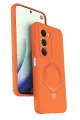Newface Xiaomi Redmi 15 4G Regal Magsafe Standlı Kapak - Turuncu