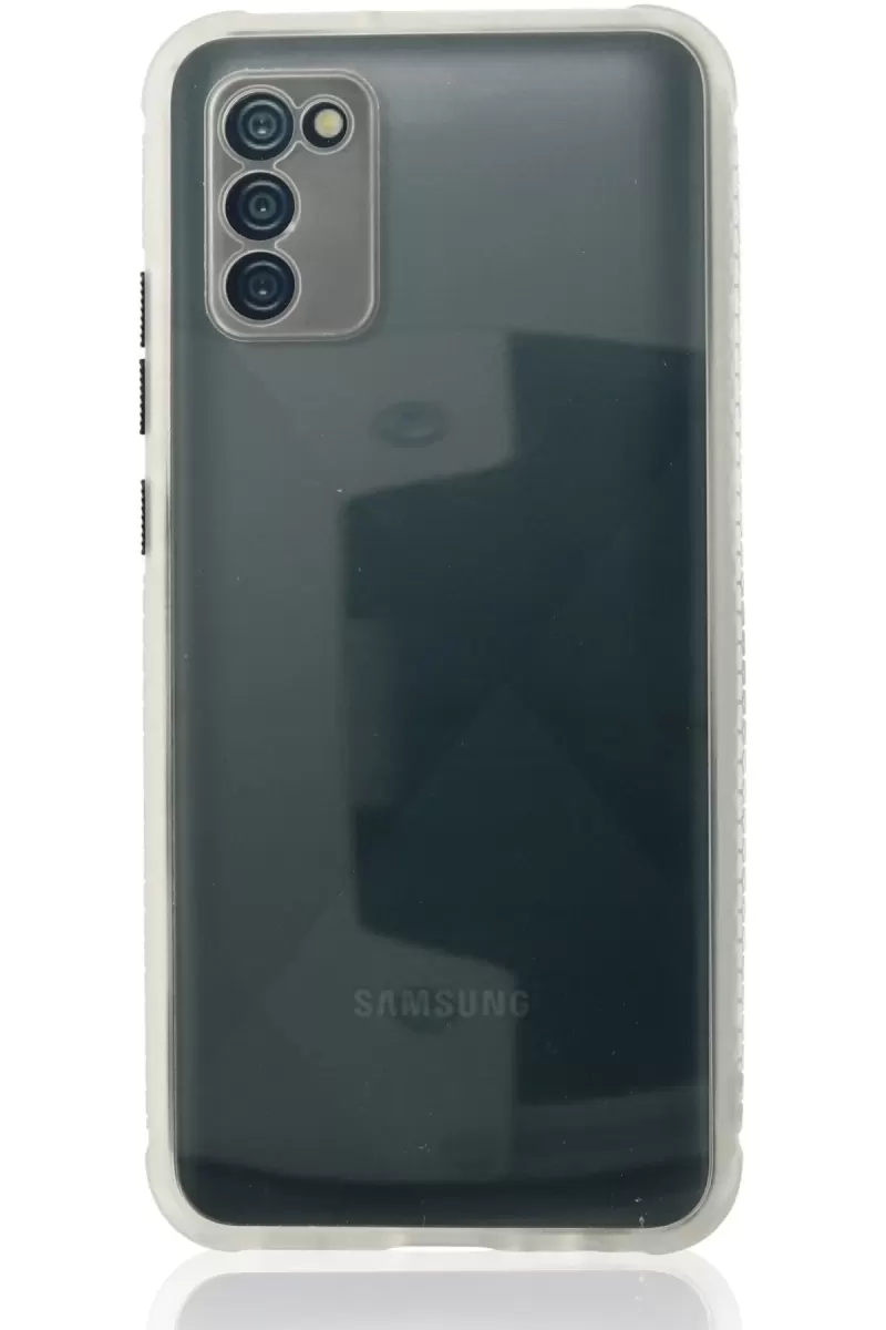 Newface Samsung Galaxy A02S Kılıf Miami Şeffaf Silikon - Şeffaf
