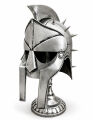 Spartalı Gladyatör Miğferi Biblosu - Metal - 45x20 cm Dekoratif Obje