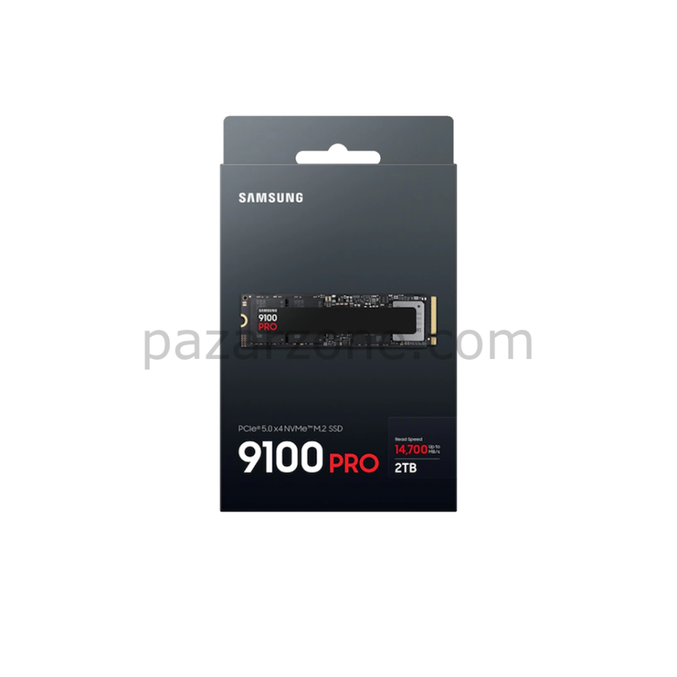 SAMSUNG MZ-VAP2T0BW, 9100 PRO, 2TB, 14700/13400, Gen5, NVMe PCIe M.2 2280, SSD (Türkiye Distribütörü Garantili)