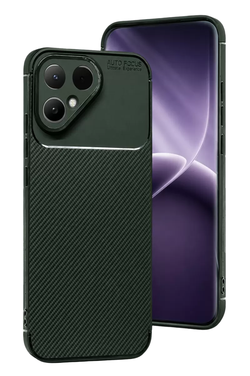 Newface Tecno Pova Curve 2 5G Auto Focus Karbon Kapak - Koyu Yeşil
