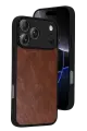Newface Apple iPhone 17 Pro Max Aras Deri Kapak - Taba
