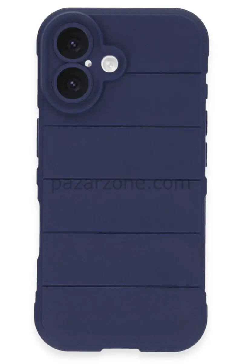 Newface Apple iPhone 16 Kılıf Optimum Silikon - Lacivert