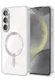 Newface Samsung Galaxy S25 FE Kross Magneticsafe Kapak - Gümüş