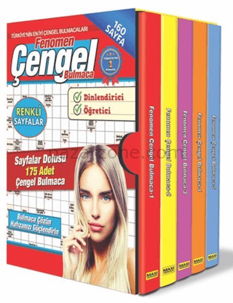 Fenomen Çengel Bulmaca Seti - 5 Kitap