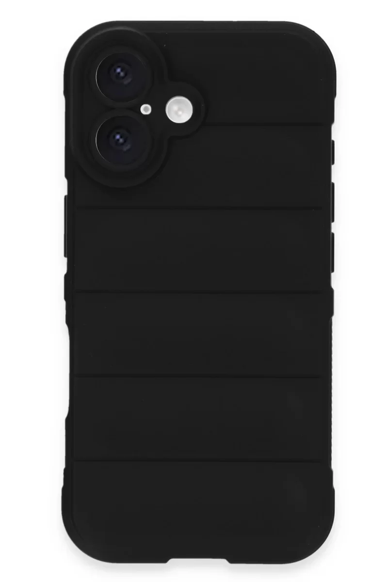 Newface Apple iPhone 16 Kılıf Optimum Silikon - Siyah
