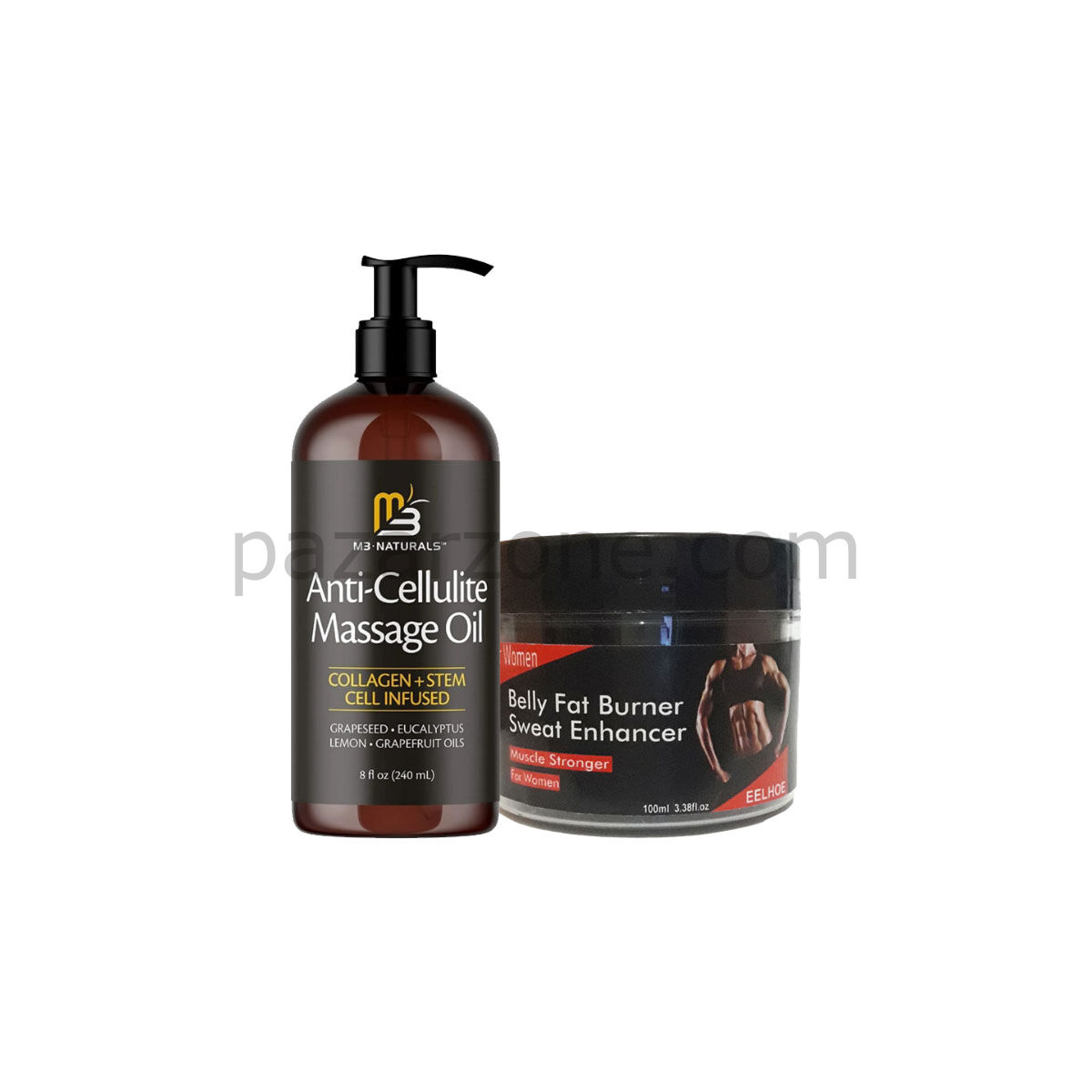 Kadınlar İçin Eelhoe FatBurnerWoman 100 ml + Anti-Cellulite Massage Oil  240 ml Masaj Yağı