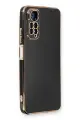 Newface Xiaomi Redmi Note 11 Kılıf Volet Silikon - Siyah