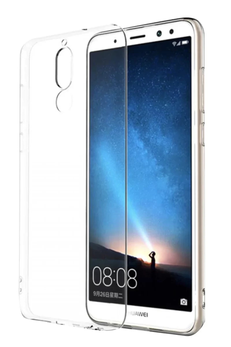 Newface Huawei Mate 10 Lite Kılıf Lüx Şeffaf Silikon