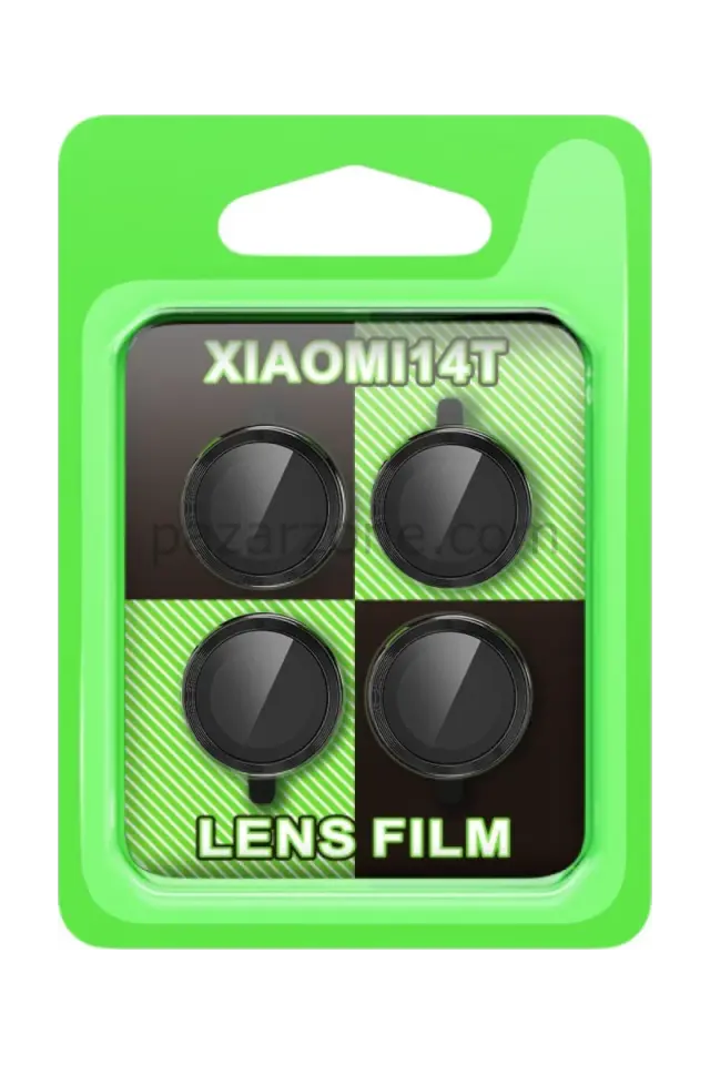Newface Xiaomi Mi 14T Raze Metal Kamera Lens - Siyah