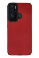 Newface Tecno Pova Neo Kılıf Loop Deri Silikon - Kırmızı