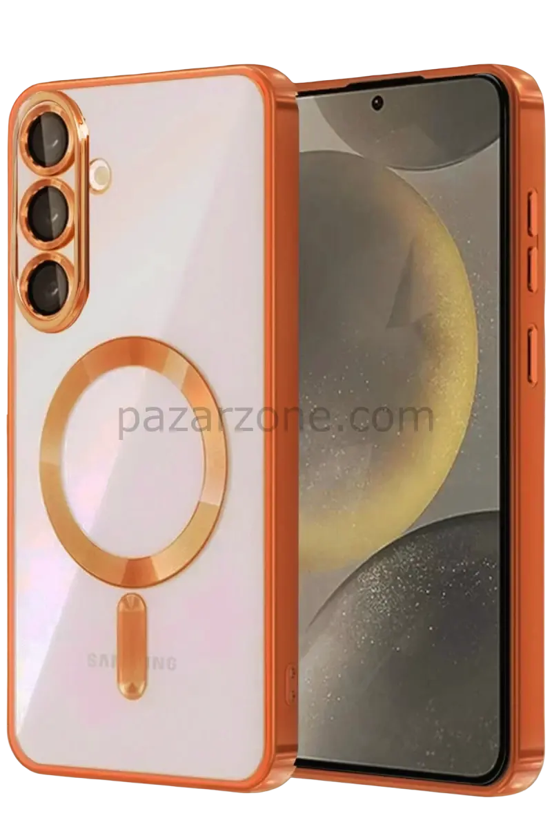 Newface Samsung Galaxy A57 5G Kross Magneticsafe Kapak - Turuncu