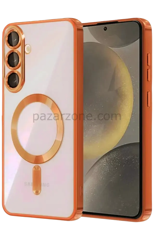 Newface Samsung Galaxy A57 5G Kross Magneticsafe Kapak - Turuncu