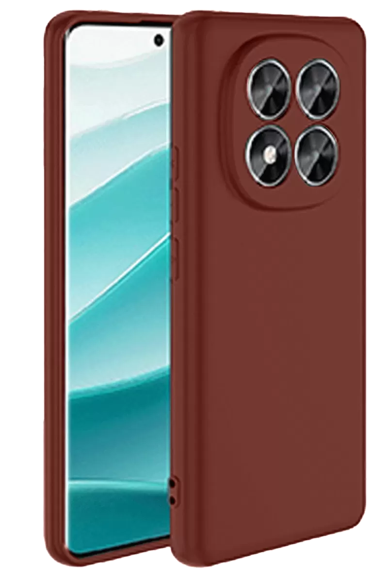 Newface Xiaomi Redmi Note 14 Pro 5G Kılıf First Silikon - Bordo