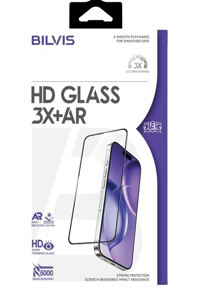 Newface Apple iPhone 17 Pro Max Bilvis 3X AR HD Cam Ekran Koruyucu - Siyah