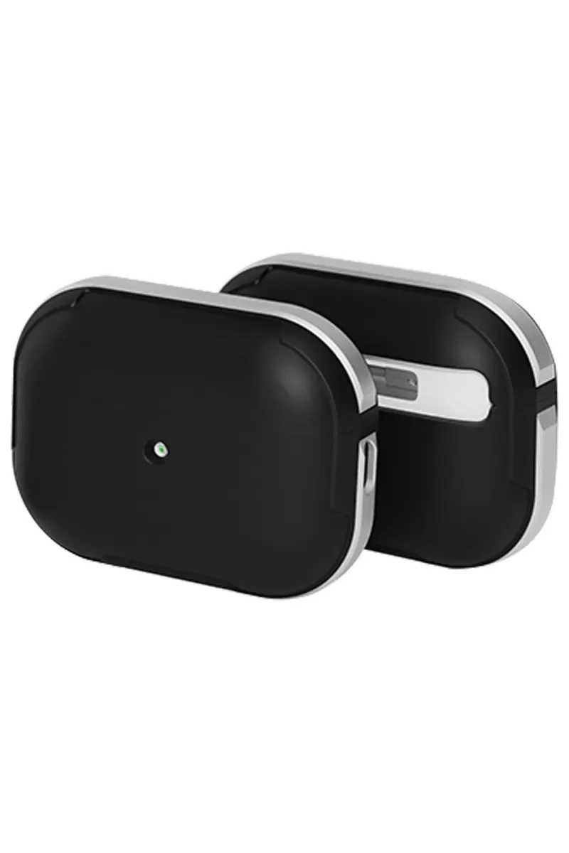Movenchy Apple Airpods 3 (3.nesil) MO-A8 Armor Kılıf - Gümüş