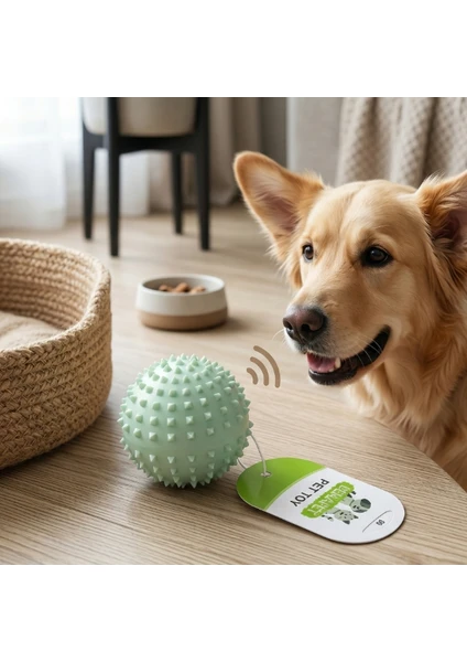 Sesli Dikenli Evcil Hayvan Oyuncak Topu