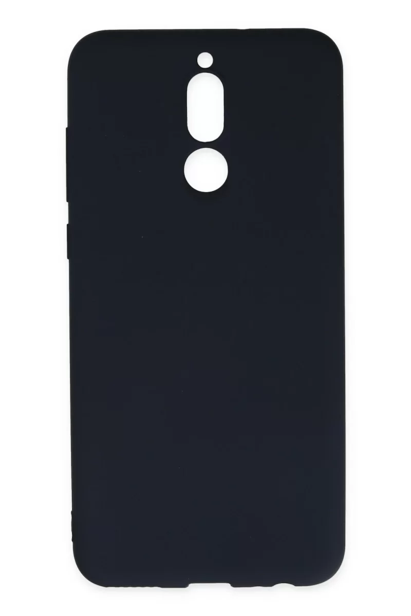 Newface Huawei Mate 10 Lite Kılıf Nano içi Kadife Silikon - Lacivert
