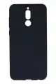 Newface Huawei Mate 10 Lite Kılıf Nano içi Kadife Silikon - Lacivert
