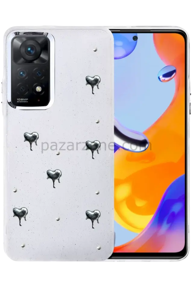 Newface Xiaomi Redmi Note 11 Pro Fiyonk Desenli Kapak - Desen 1