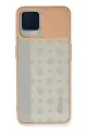 Newface Oppo Reno 4 Lite Kılıf Palm Buzlu Kamera Sürgülü Silikon - Pembe