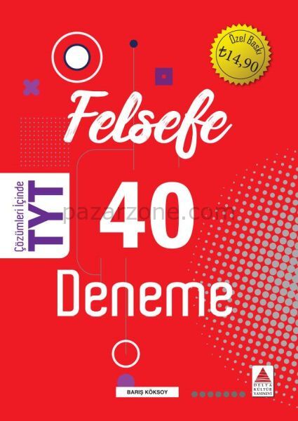 Delta Kültür TYT Felsefe 40 Deneme (Yeni)