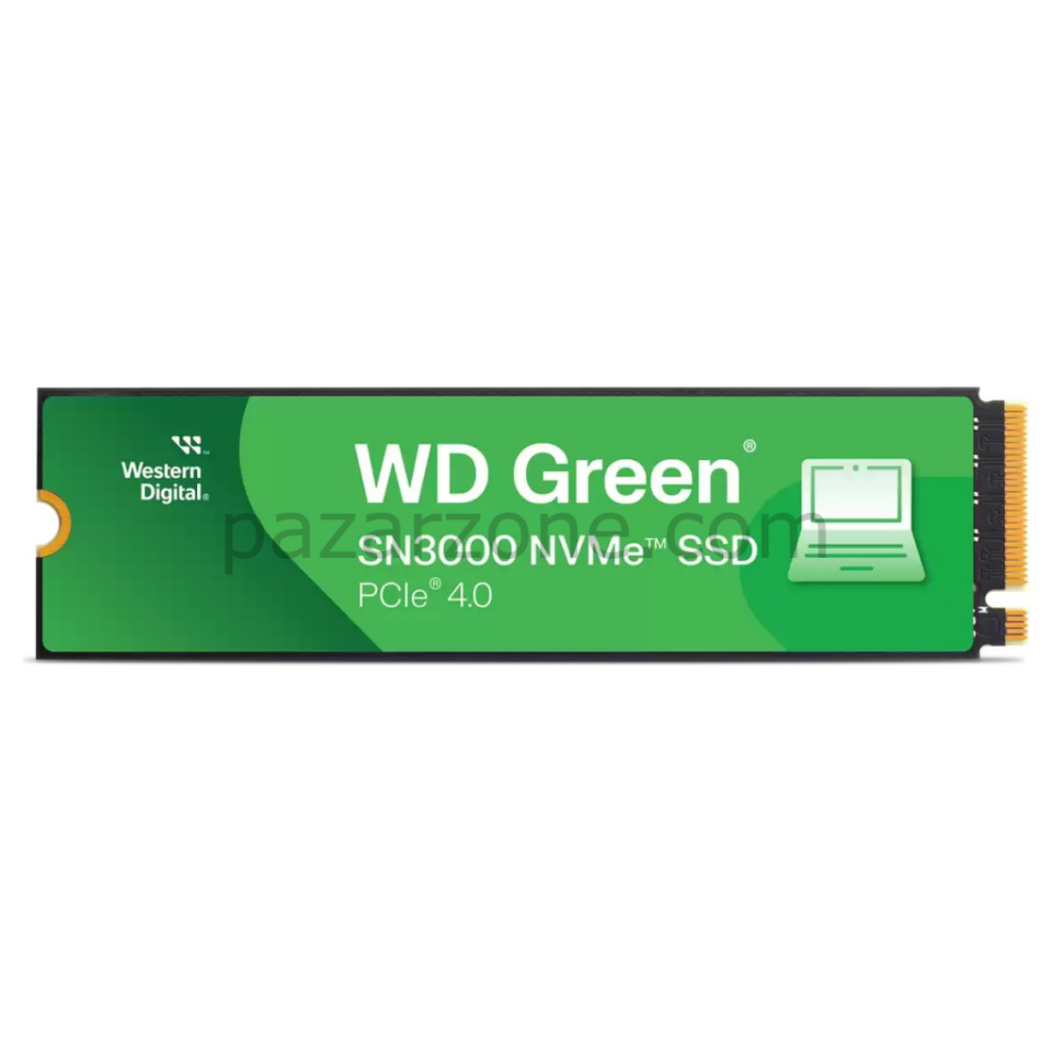 WD Green SN3000, WDS500G4G0E, 500GB, 5000/4000, Gen4, NVMe PCIe M.2 2280, SSD
